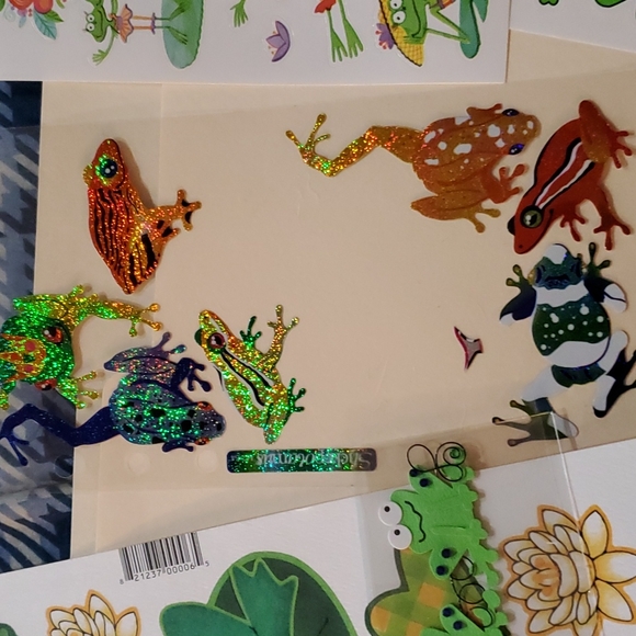 FROGS Sticker Bundle Lot Stickers Frogs Cutouts - Picture 5 of 5